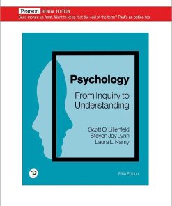 Test Bank for Psychology, From Inquiry to Understanding