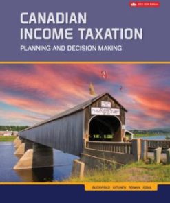 Solutions Manual for Canadian Income Taxation
