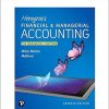 Test Bank for Horngren’s Financial & Managerial Accounting