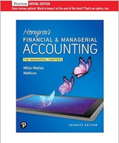 Test Bank for Horngren’s Financial & Managerial Accounting