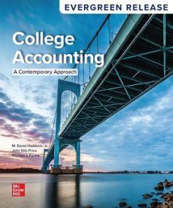 Test Bank for College Accounting, A Contemporary Approach, M. David Haddock, John Ellis Price & Michael Farina, 2026 Release