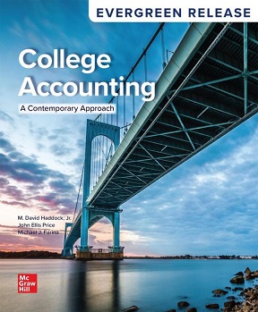 Test Bank for College Accounting, A Contemporary Approach, M. David Haddock, John Ellis Price & Michael Farina, 2026 Release